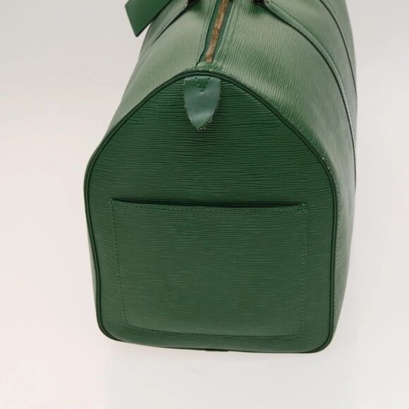 LOUIS VUITTON Epi Keepall 50 Boston Bag Green - Picture 3 of 16